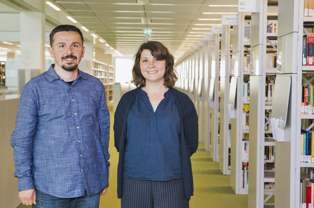 In Dahlem angekommen: Die Juristin Esra Demir-Gürsel und der Mathematiker Kivanç Ersoy.