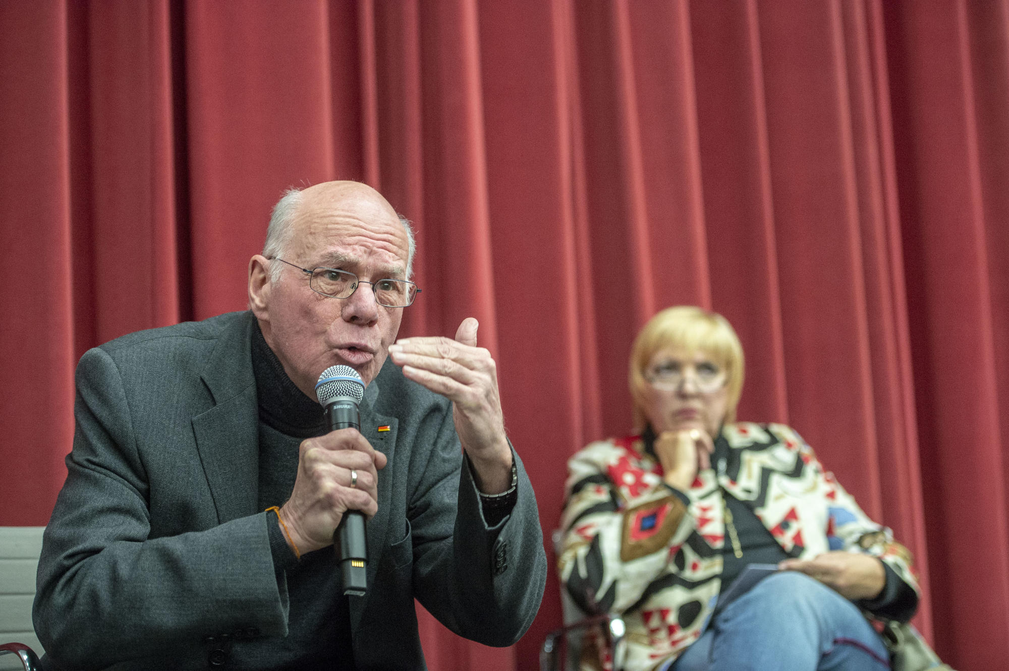 Die neue Diskussionsreihe "Debatte Dahlem" startete mit Norbert Lammert, , Bundestagspräsident a.D., und Bundestagsvizepräsidentin Claudia Roth.