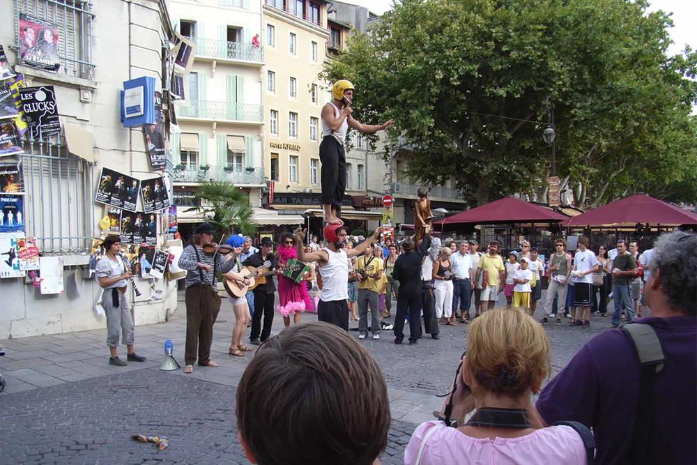 Ihre Magisterarbeit schrieb Sonja Walter über das Theaterfestival in Avignon.