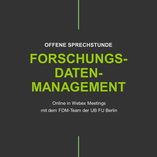 Banner Offene Sprechstunde FDM