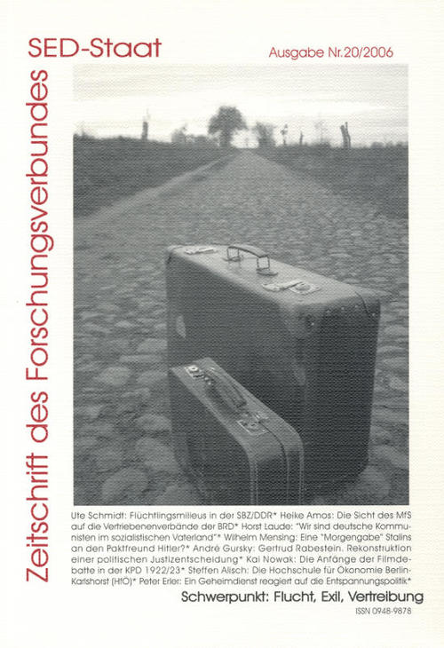 ZdF 20/2006: „Flucht, Exil, Vertreibung“