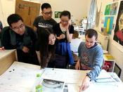 ZDS-Studierende während eines Besuchs des Kunsthauses KAT18 in Köln im Juni 2016.