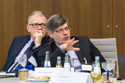 Professor Raanan Rein, Vizepräsident der Universität Tel Aviv gehörte zu den Teilnehmern.