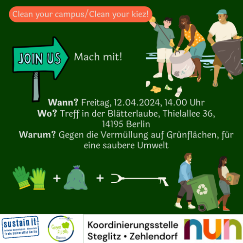 Clean your Campus/Clean your Kiez