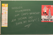Beim Workshop "Aus die Maus" mit dem GRIPS Theater
