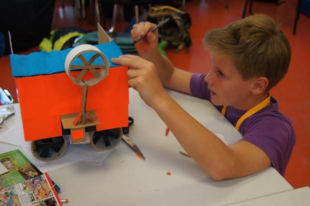 Bei einem Kunst-Workshop