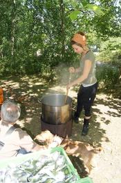 Volxküche im Theaterhof