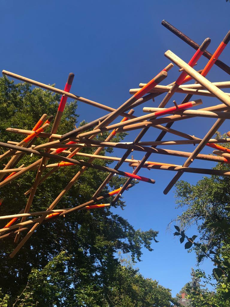 Torbogen der Kunstinstallation MOVE