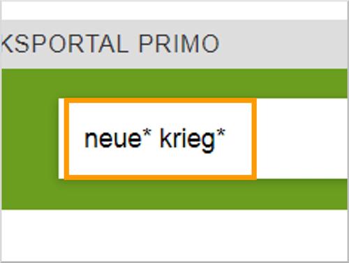 Suche mit Platzhaltern