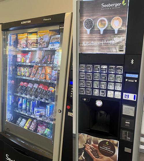 Snack- und Verpflegungsautomaten in der Zentralbibliothek
