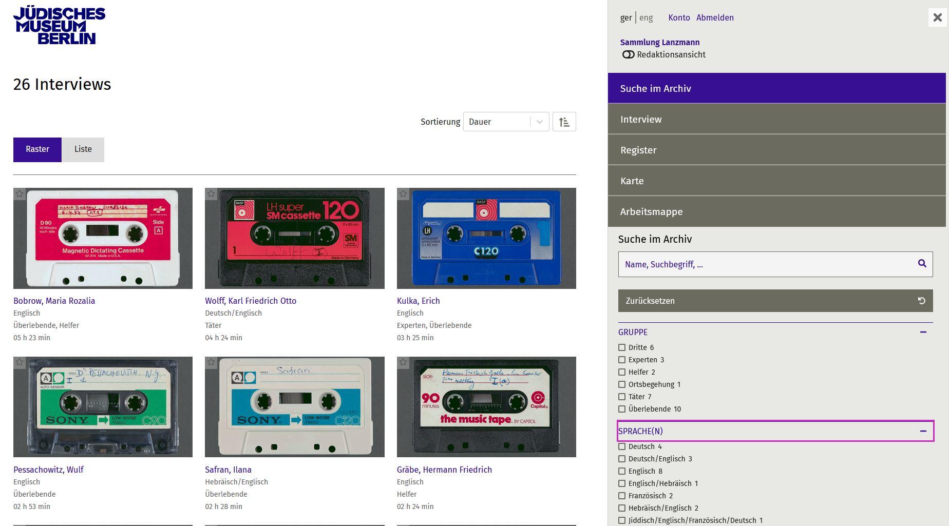 ScreenshotSammlungLanzmann_in OHD_v1