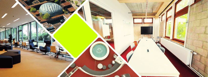 Fotos von verschiedenen Standorten der Universitätsbibliothek