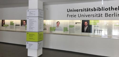 Dauerausstellung "En Passant" im Foyer der Garystr. 39