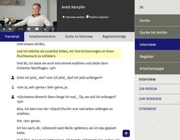 Online-Interview-Archiv