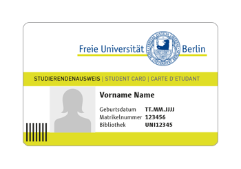 Campuscard für FU-Studierende