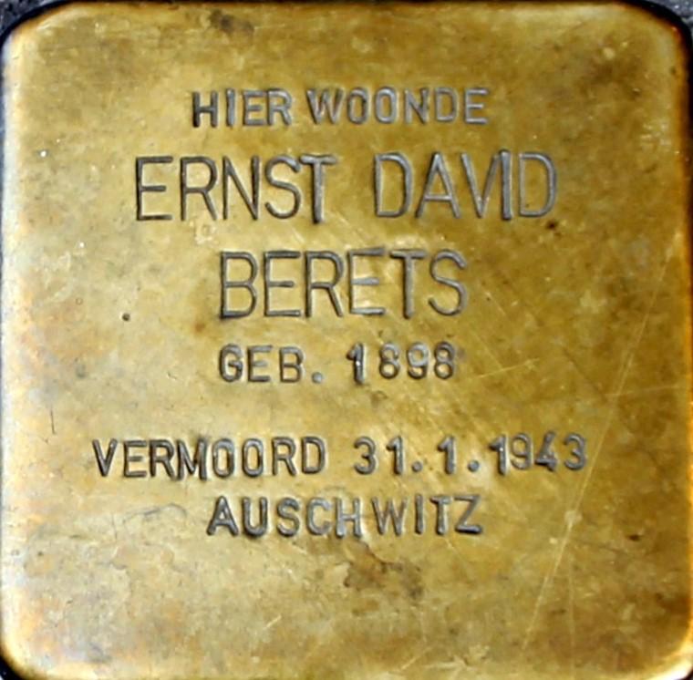 Stolperstein Ernst David Berets