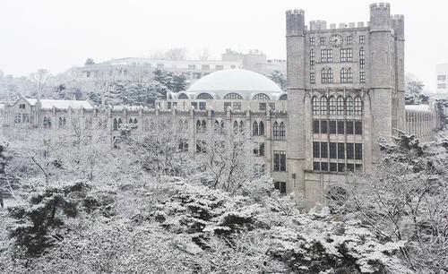 campus during winter