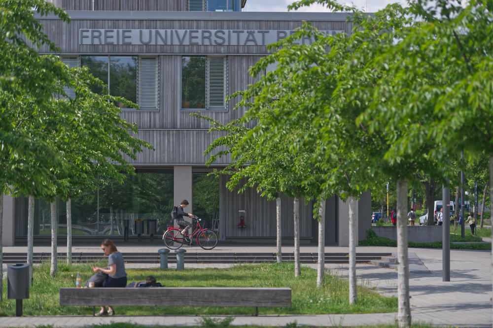 Die Holzlaube der Freien Universität Berlin