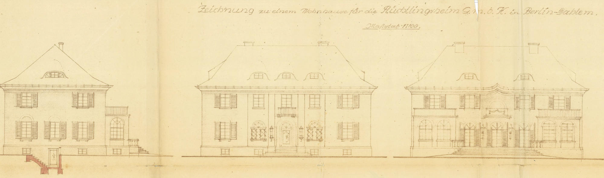 Historische Planzeichnungen